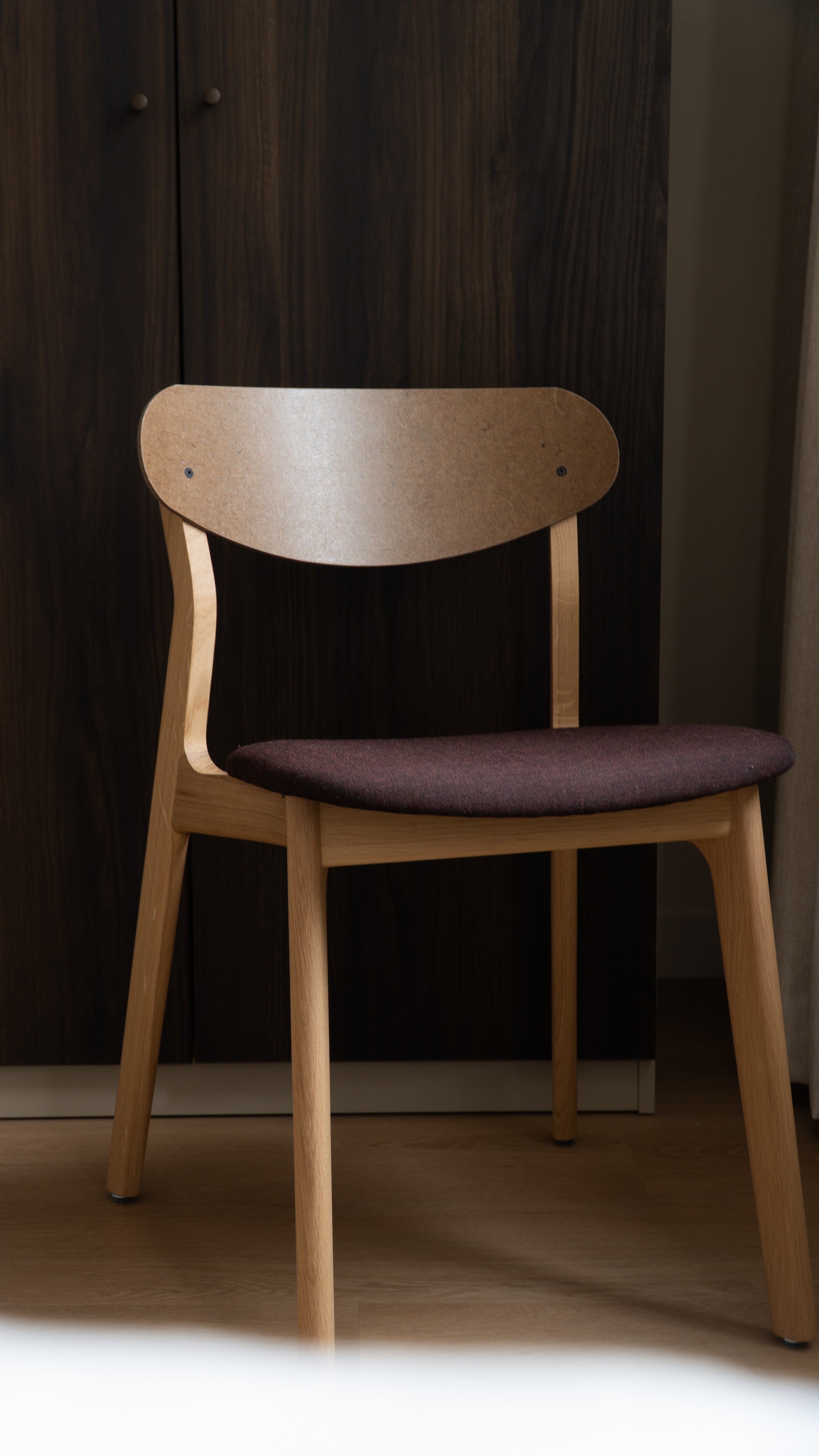 Ubu Chair half upholstered