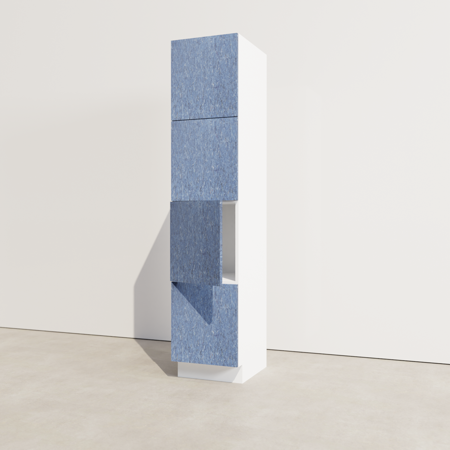 Zeno locker, hoog, 4 deuren