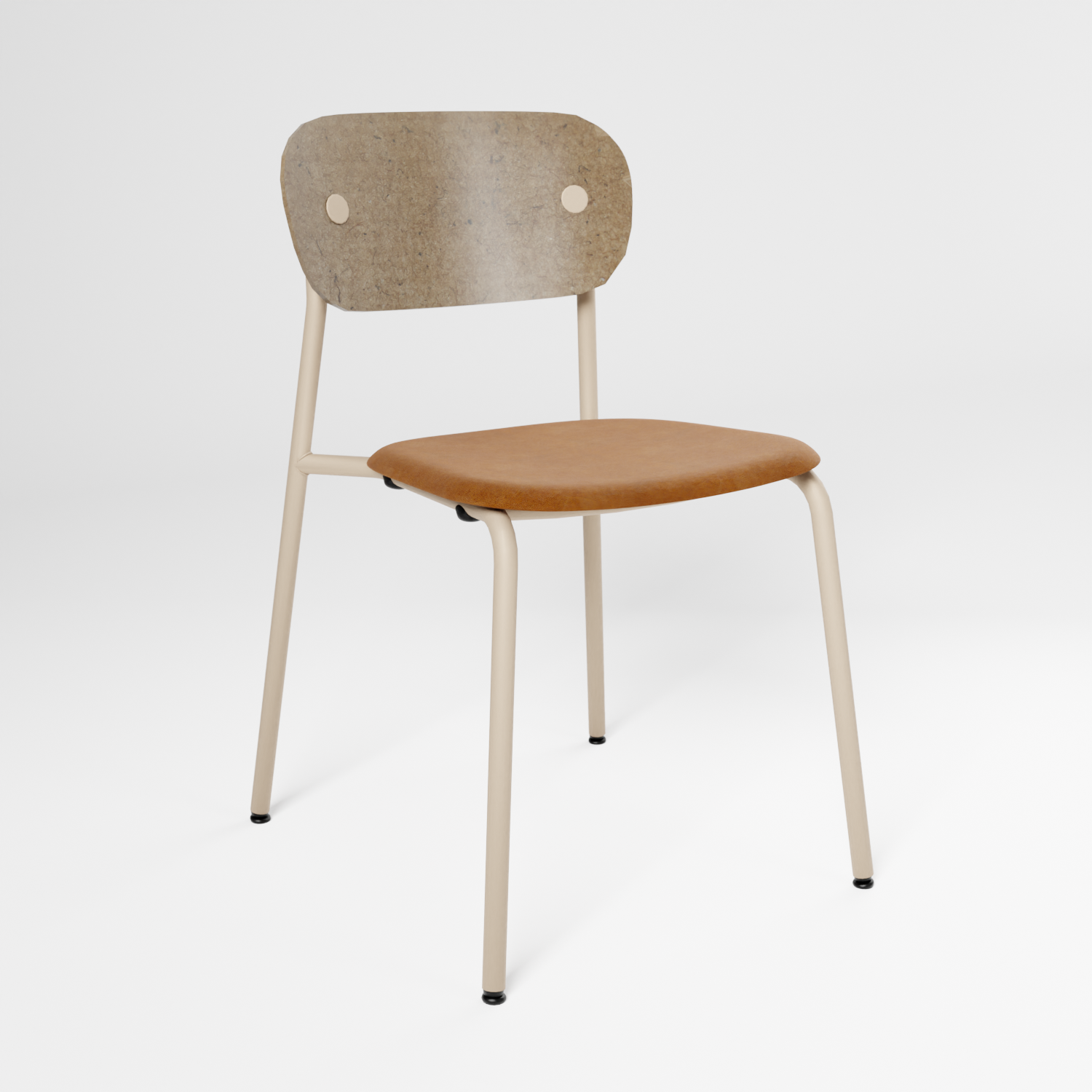 Rebel Chair Half Upholstered