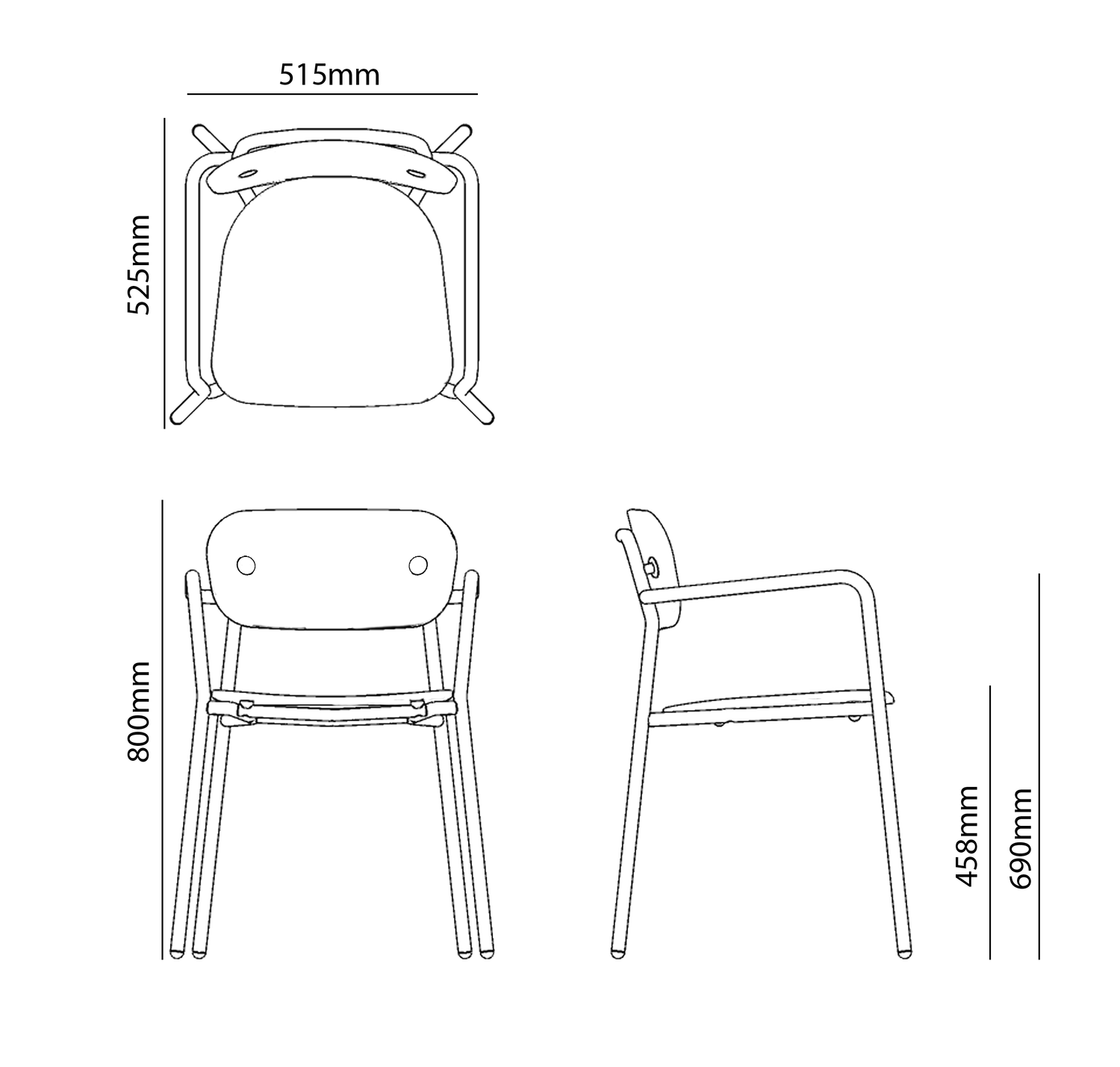 Rebel_Chair_With_Arms_Simpele_Dimensies.png__PID:7f599401-0965-400e-8e69-278176bfa7c7
