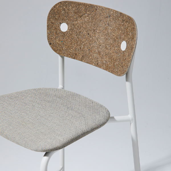 Rebel Chair Half Upholstered