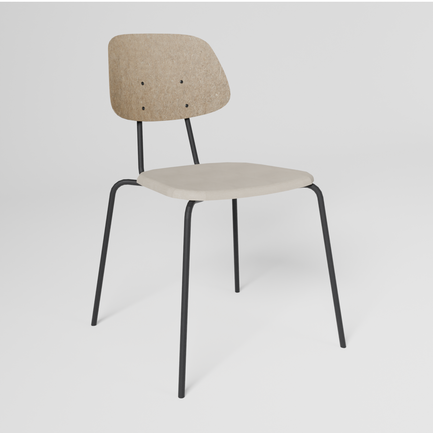 XY60 Chair half upholstered